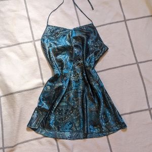 Retro satin Slip Dress